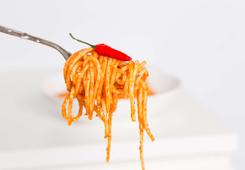 Spaghetti arrabiata