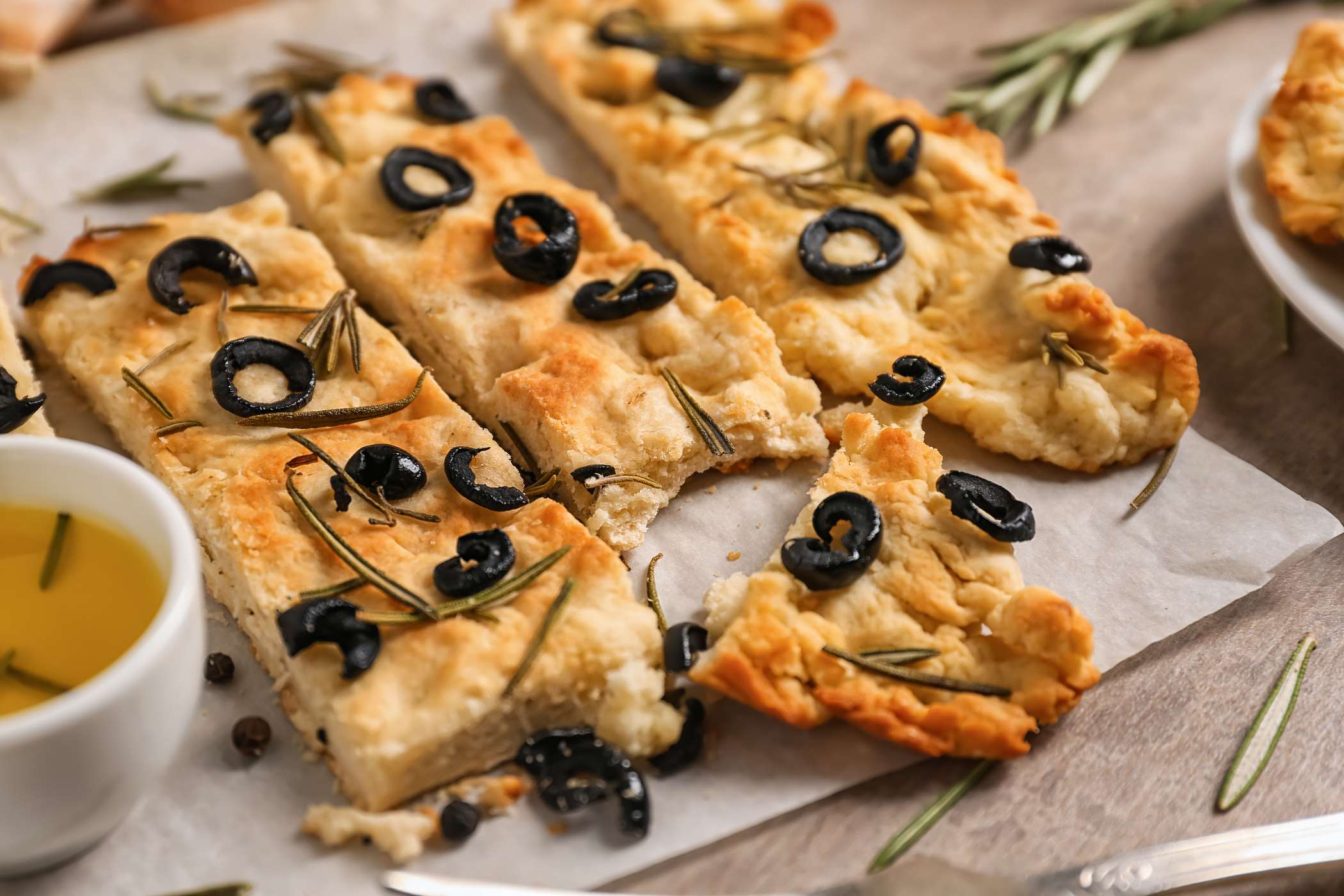 Focaccia przepis na FajneGotowanie.pl