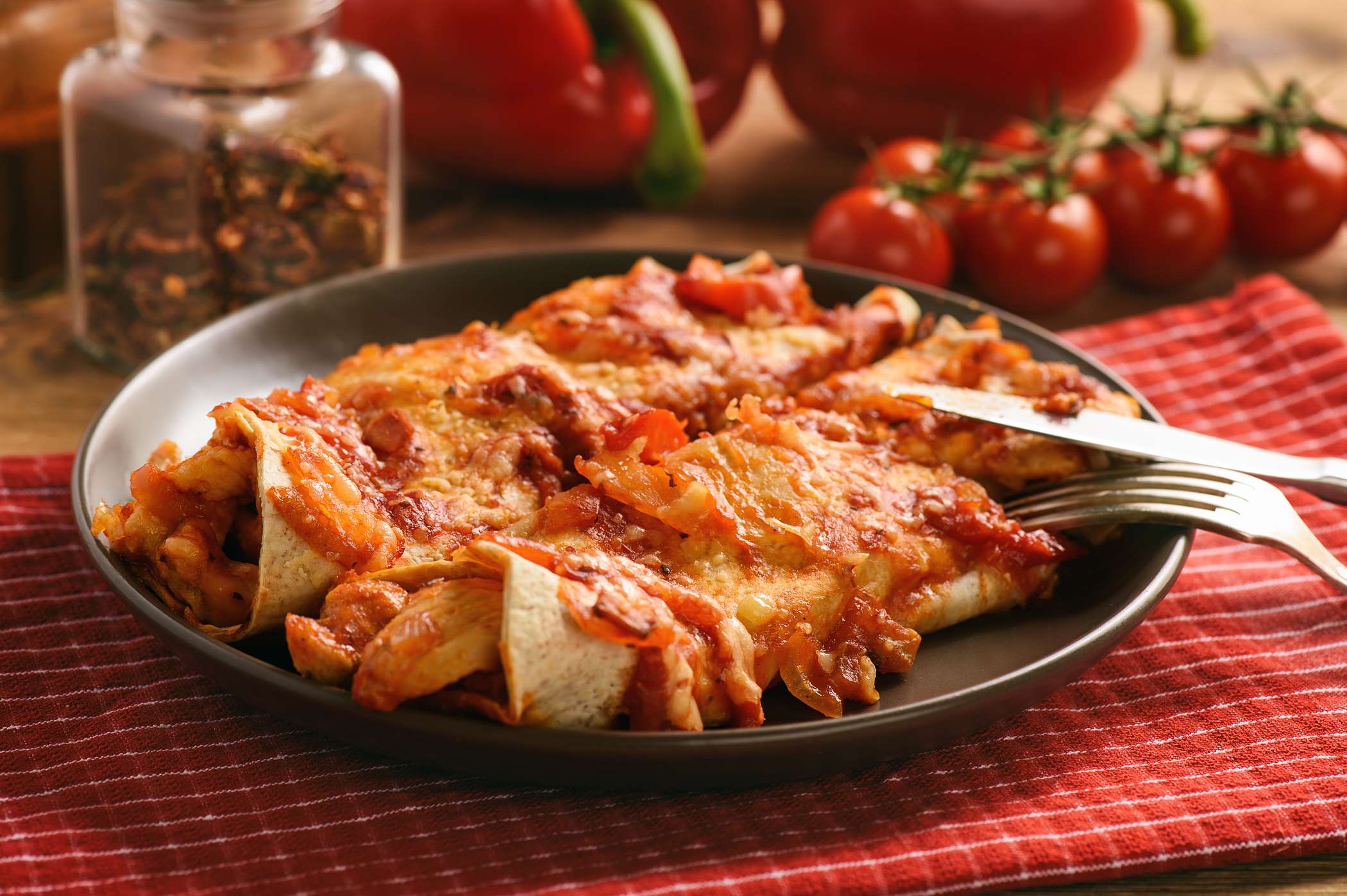 Enchiladas przepis na FajneGotowanie.pl