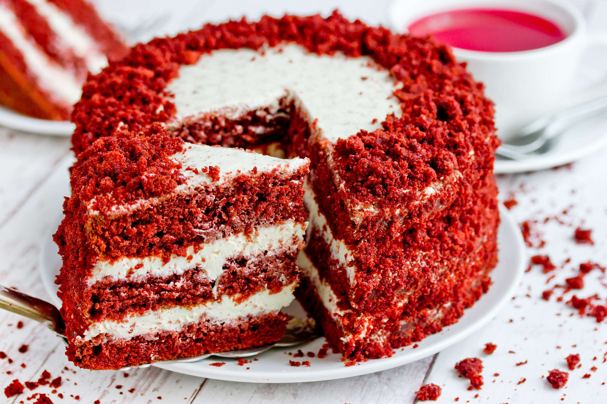 Red velvet ciasto | przepis FajneGotowanie.pl